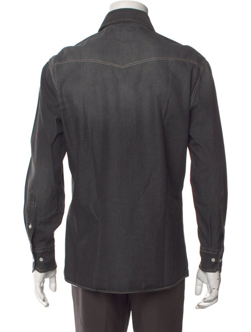 Brunello Cucinelli Long Sleeve Denim Shirt