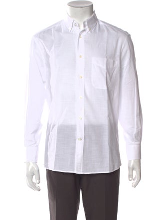 Brunello Cucinelli Long Sleeve Tuxedo Shirt