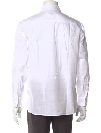 Brunello Cucinelli Long Sleeve Tuxedo Shirt