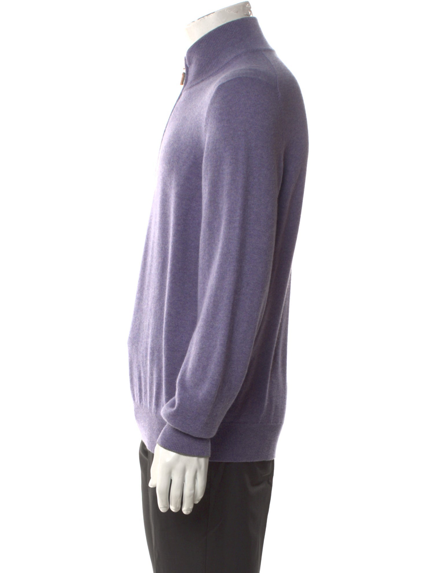 Brunello Cucinelli Cashmere Turtleneck Polo Sweater