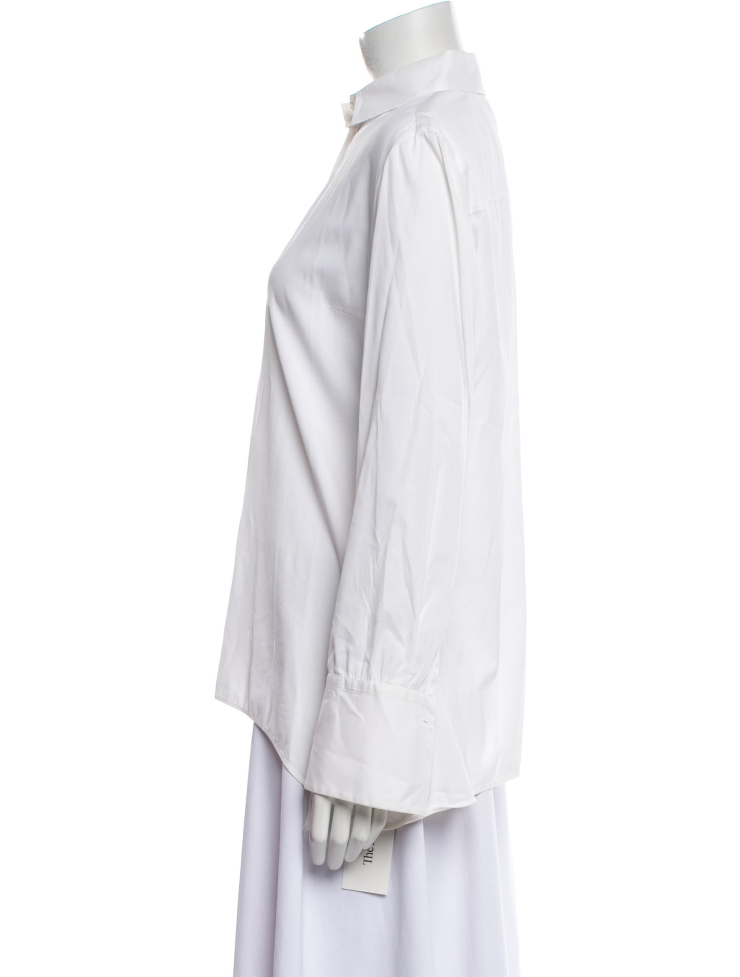 Brunello Cucinelli Long Sleeve Button-Up Top