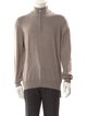 Brunello Cucinelli Virgin Wool Turtleneck Polo Sweater