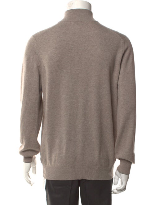 Brunello Cucinelli Virgin Wool Turtleneck Polo Sweater