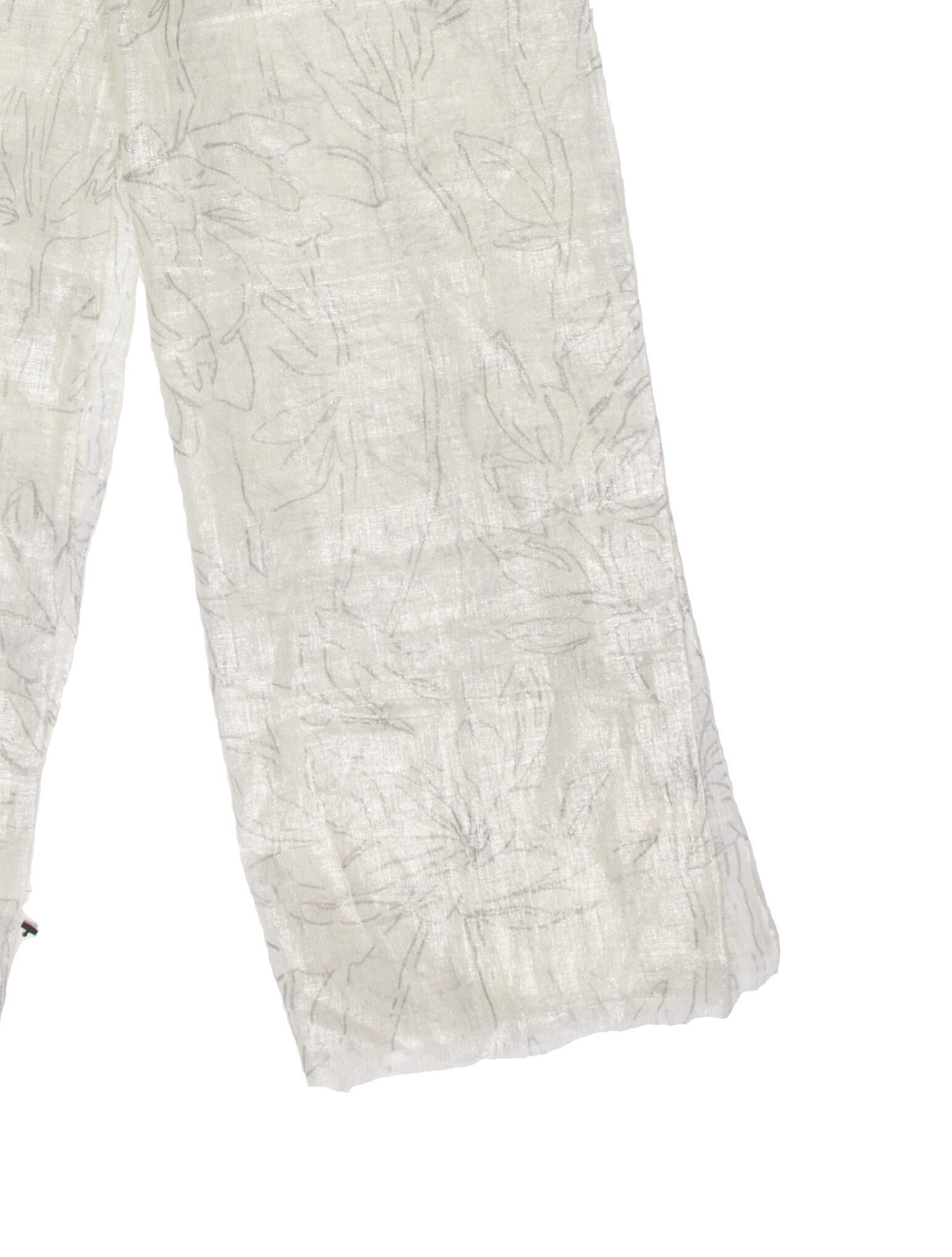 Brunello Cucinelli Floral Print Scarf