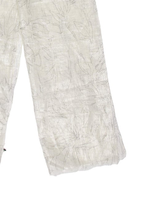 Brunello Cucinelli Floral Print Scarf