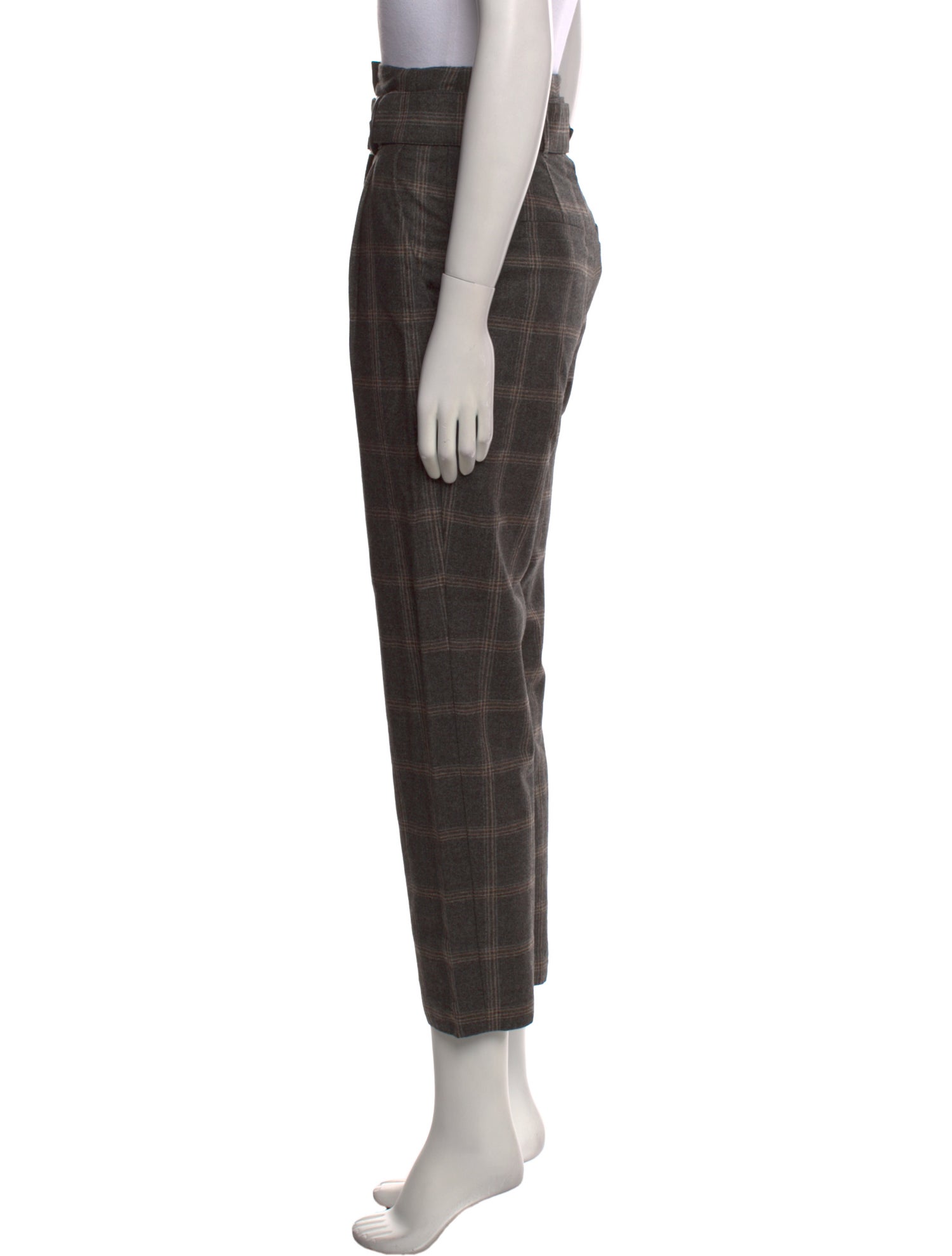 Brunello Cucinelli Virgin Wool Straight Leg Pants