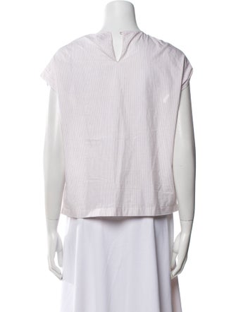 Brunello Cucinelli V-Neck Short Sleeve T-Shirt