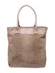 Brunello Cucinelli Embossed Leather Top Handle Bag