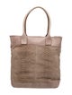 Brunello Cucinelli Embossed Leather Top Handle Bag
