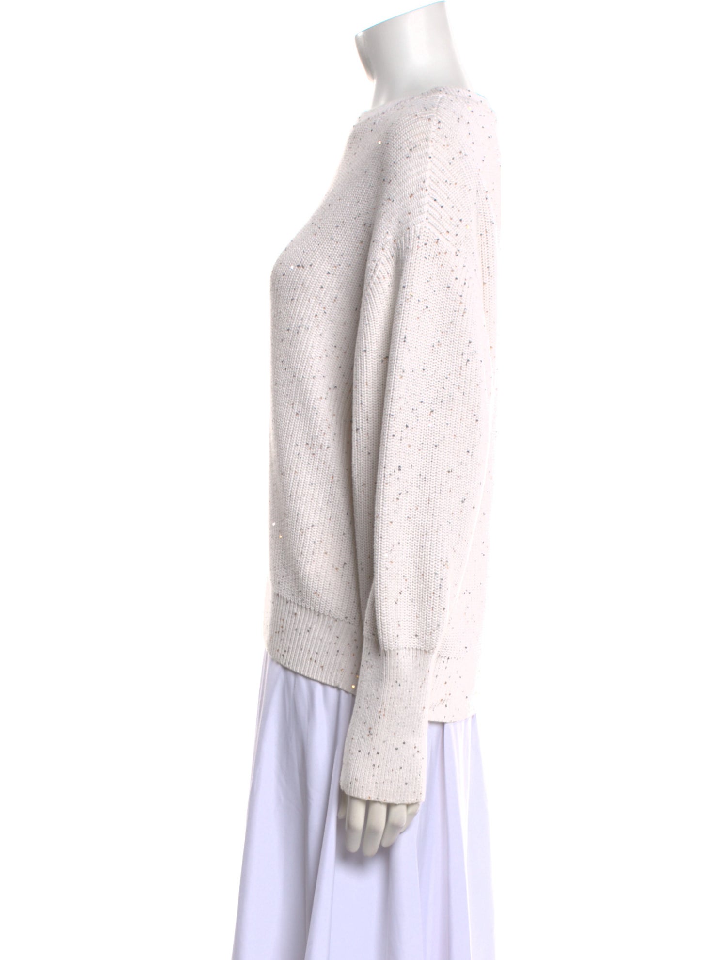 Brunello Cucinelli Bateau Neckline Sweater