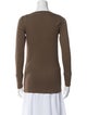 Brunello Cucinelli Bateau Neckline Long Sleeve Top