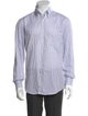 Brunello Cucinelli Striped Long Sleeve Dress Shirt