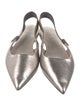 Brunello Cucinelli Monili Leather Slingback Pumps