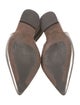 Brunello Cucinelli Monili Leather Slingback Pumps