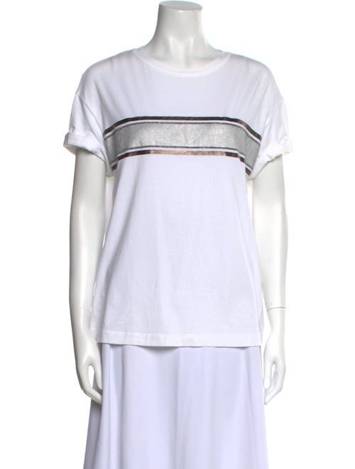 Brunello Cucinelli Crew Neck Short Sleeve T-Shirt