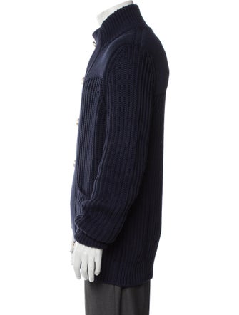 Brunello Cucinelli Mock Neck Long Sleeve Cardigan