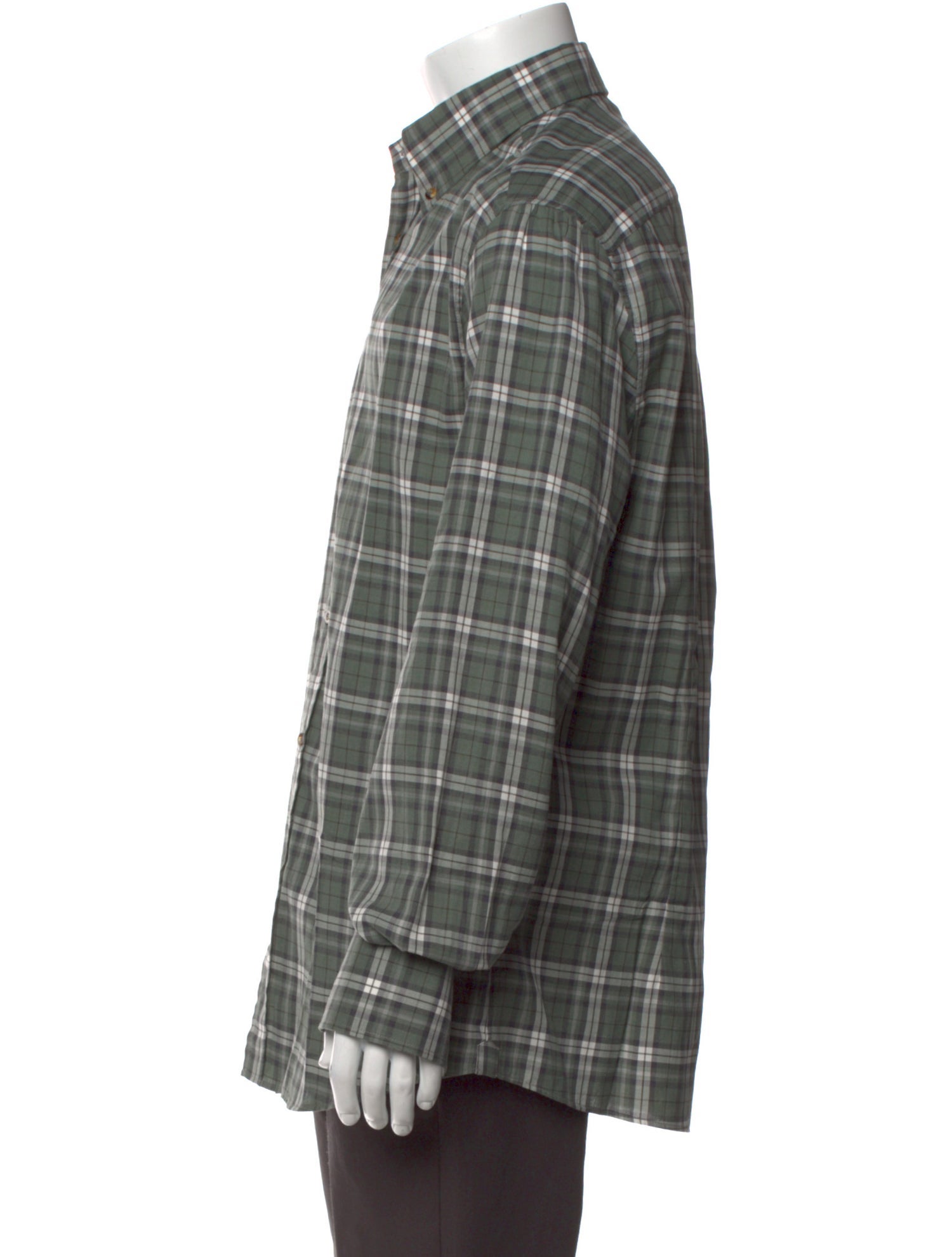 Brunello Cucinelli Plaid Print Long Sleeve Shirt w/ Tags