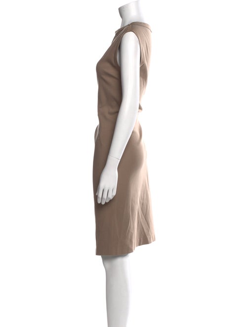 Brunello Cucinelli Bateau Neckline Knee-Length Dress
