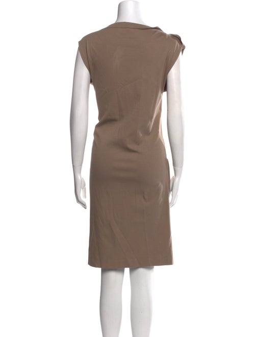 Brunello Cucinelli Bateau Neckline Knee-Length Dress