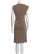 Brunello Cucinelli Bateau Neckline Knee-Length Dress