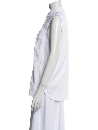 Brunello Cucinelli Sleeveless Button-Up Top