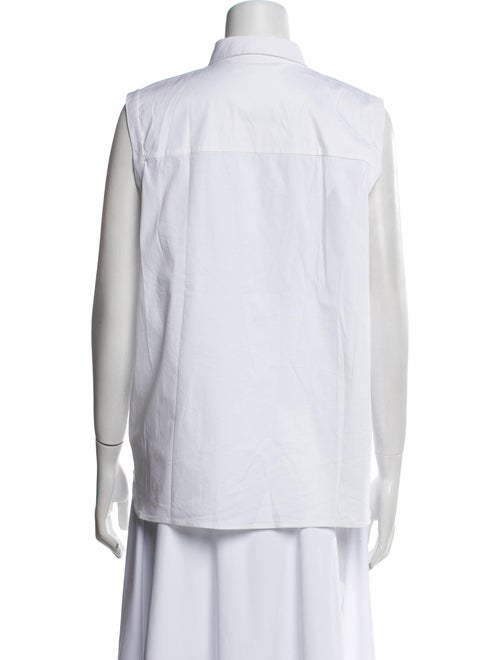 Brunello Cucinelli Sleeveless Button-Up Top