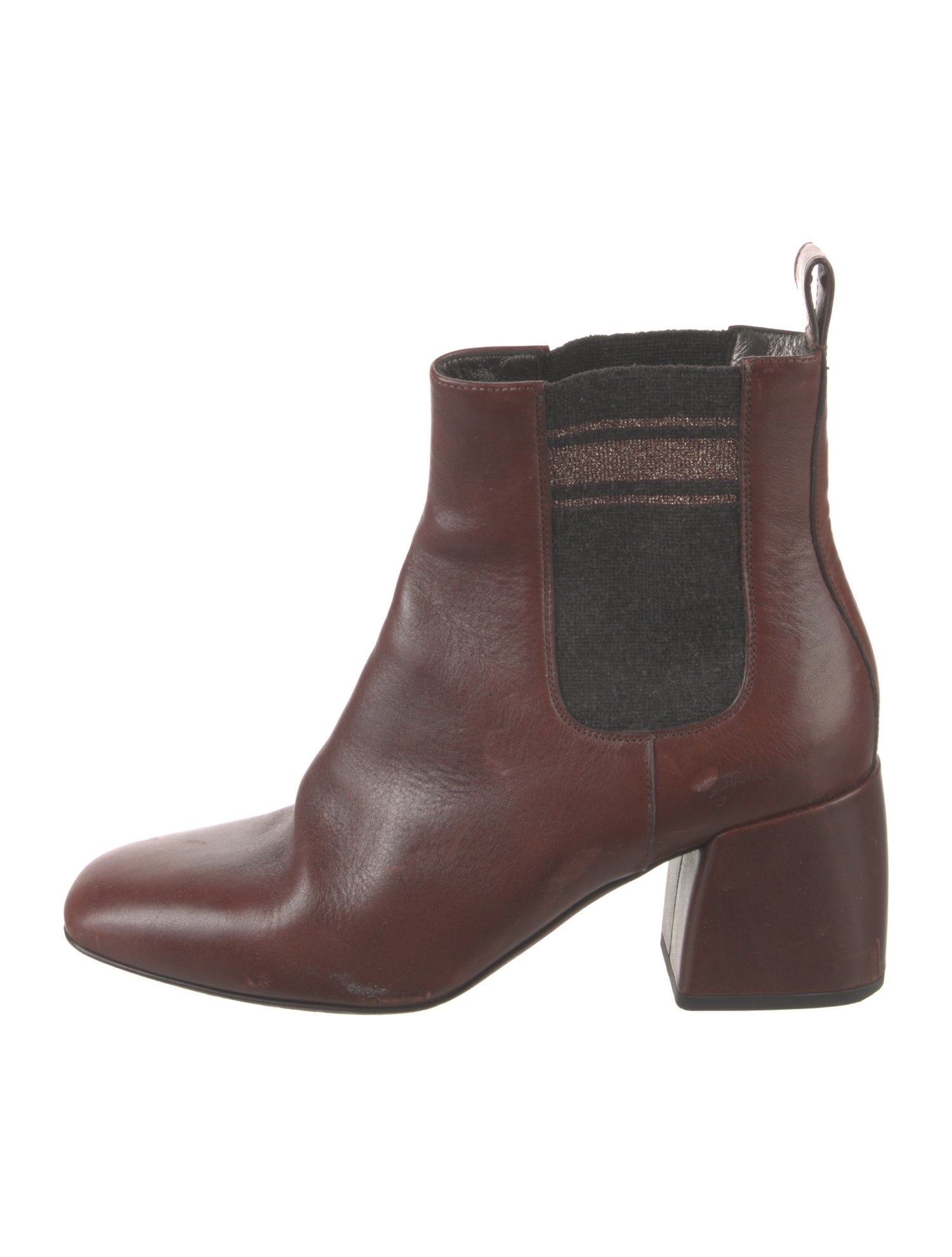 Brunello Cucinelli Leather Chelsea Boots