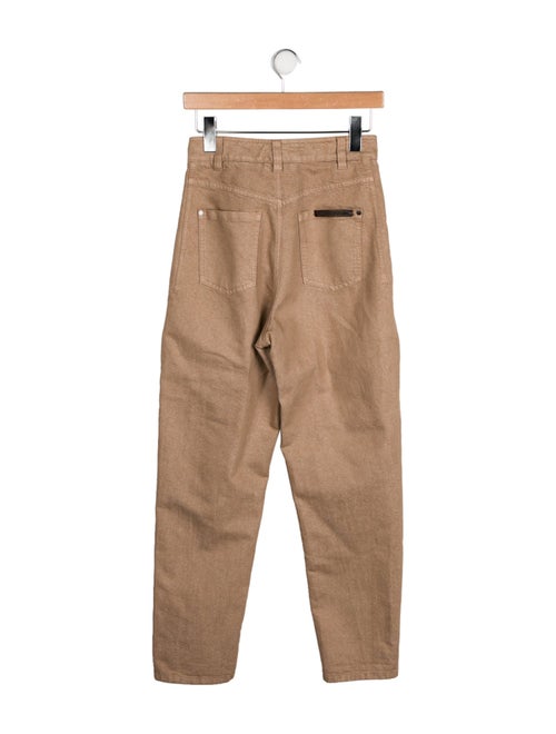 Brunello Cucinelli High-Rise Skinny Leg Jeans