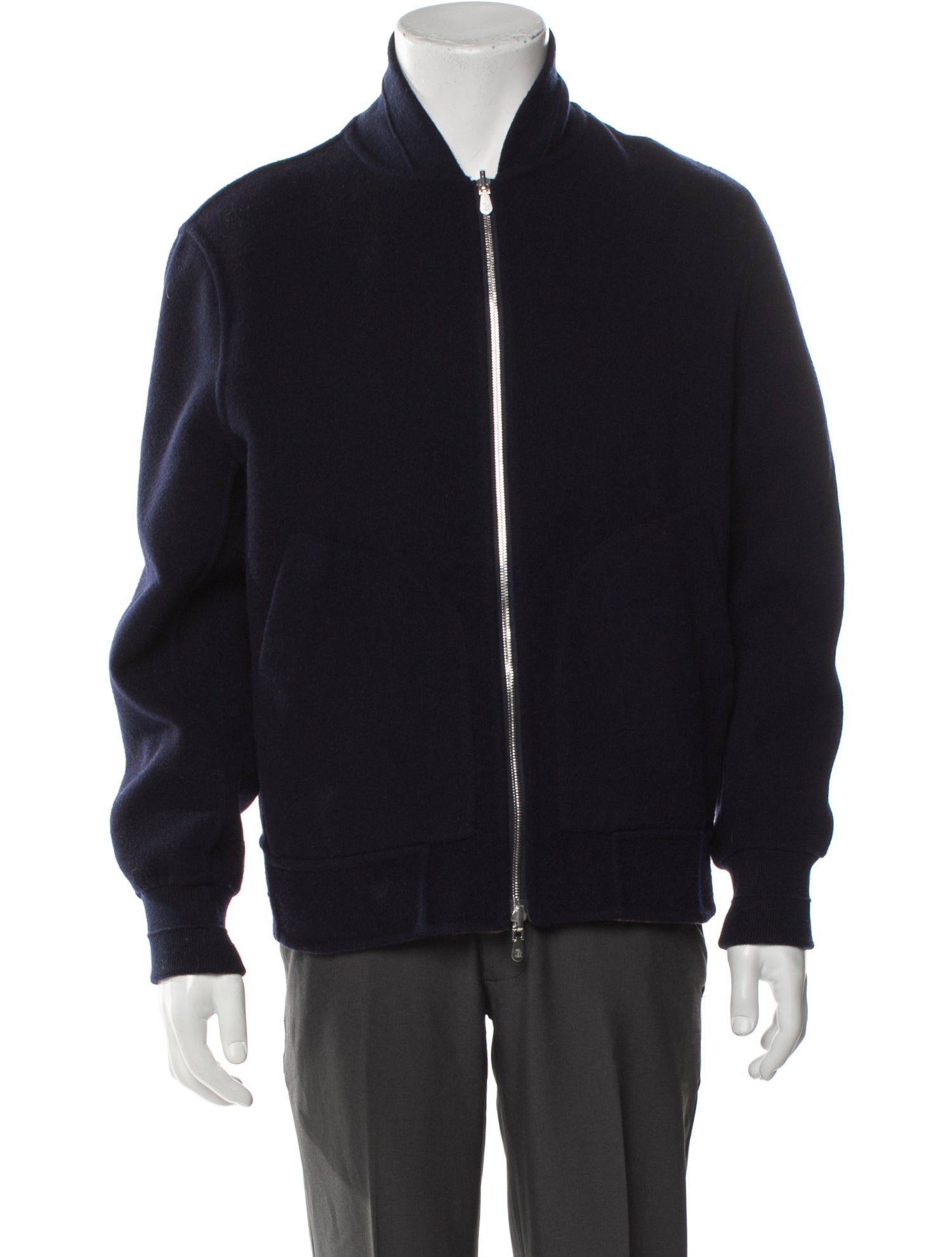 Brunello Cucinelli Virgin Wool Bomber Jacket