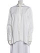 Brunello Cucinelli Long Sleeve Button-Up Top
