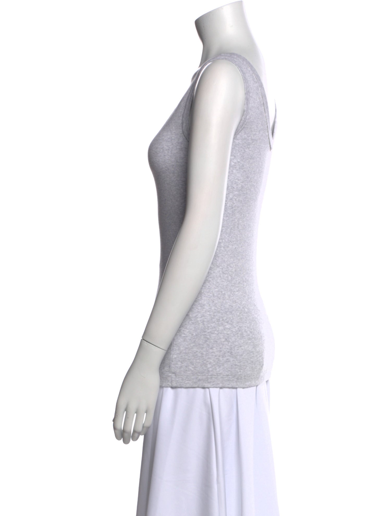 Brunello Cucinelli Scoop Neck Sleeveless Top