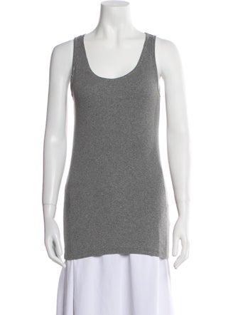 Brunello Cucinelli Scoop Neck Sleeveless Top