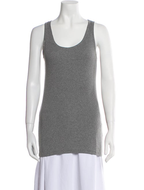 Brunello Cucinelli Scoop Neck Sleeveless Top