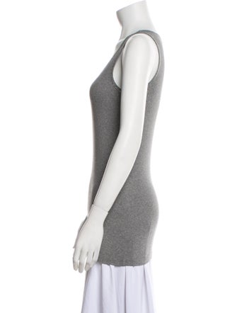 Brunello Cucinelli Scoop Neck Sleeveless Top