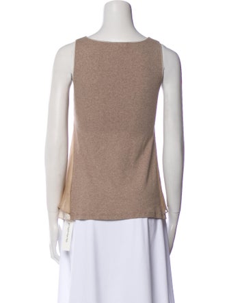 Brunello Cucinelli Silk V-Neck Blouse