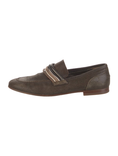 Brunello Cucinelli Suede Dress Loafers