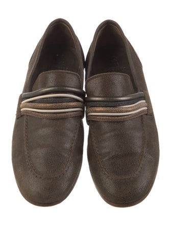 Brunello Cucinelli Suede Dress Loafers