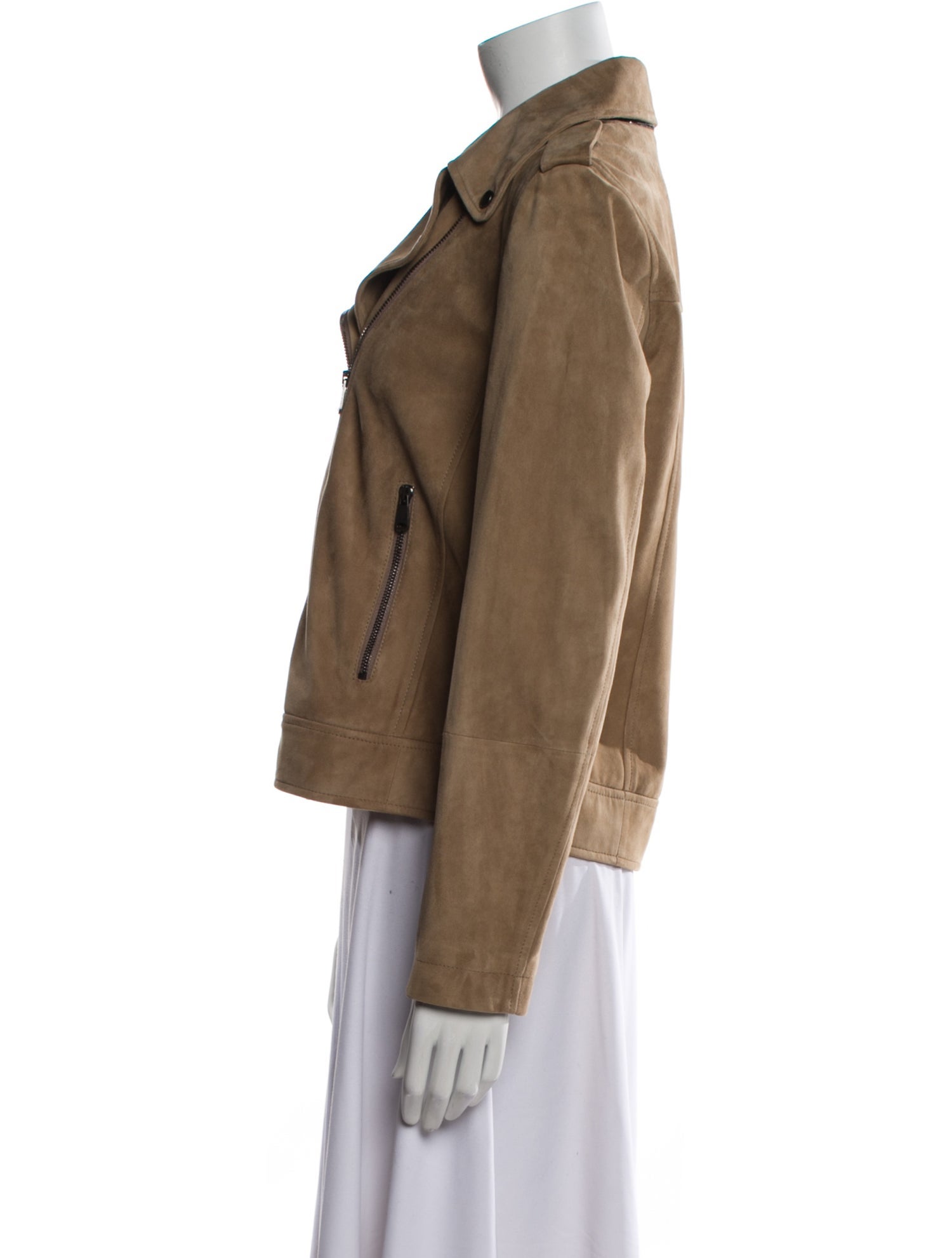 Brunello Cucinelli Leather Biker Jacket