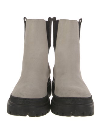 Brunello Cucinelli Monili Suede Chelsea Boots
