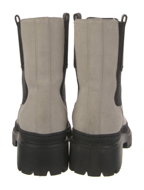 Brunello Cucinelli Monili Suede Chelsea Boots
