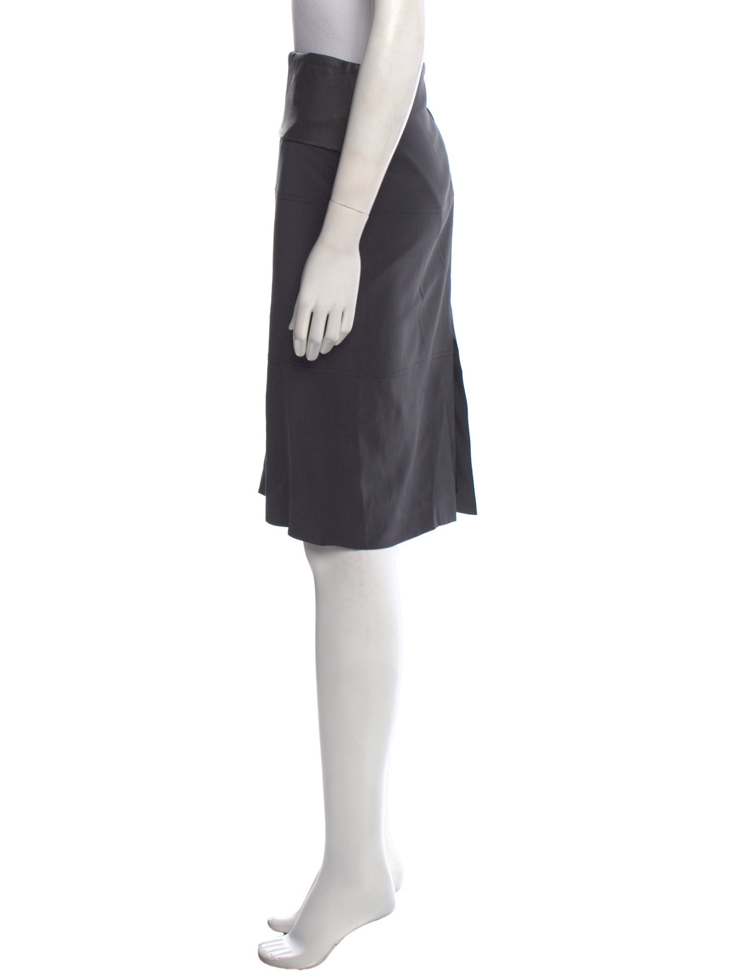 Brunello Cucinelli Silk Knee-Length Skirt w/ Tags