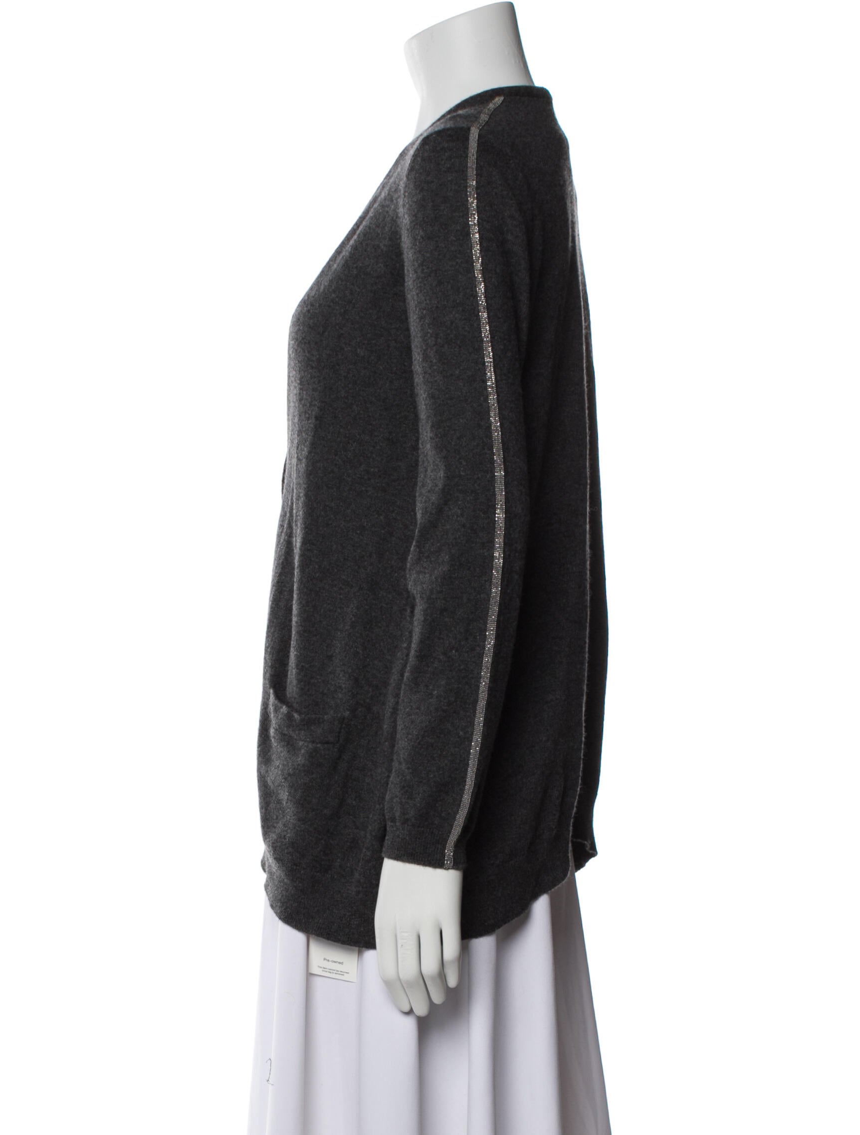 Brunello Cucinelli Cashmere V-Neck Sweater