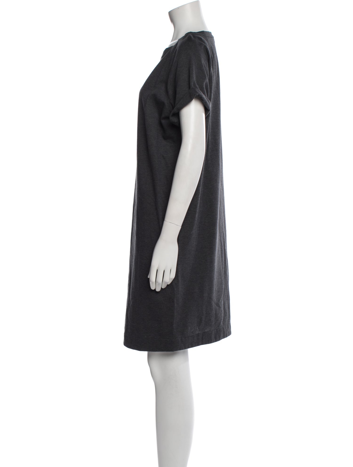 Brunello Cucinelli Bateau Neckline Mini Dress w/ Tags