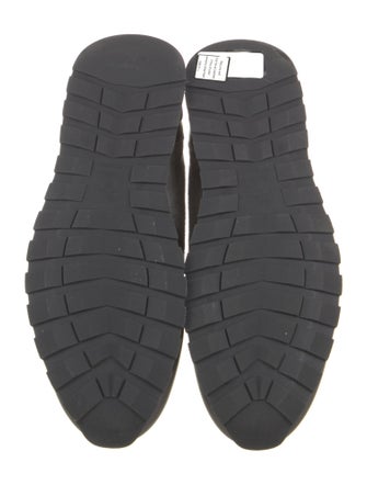 Brunello Cucinelli Suede Colorblock Pattern Sneakers