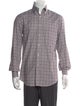 Brunello Cucinelli Plaid Print Long Sleeve Shirt