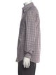 Brunello Cucinelli Plaid Print Long Sleeve Shirt