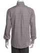 Brunello Cucinelli Plaid Print Long Sleeve Shirt