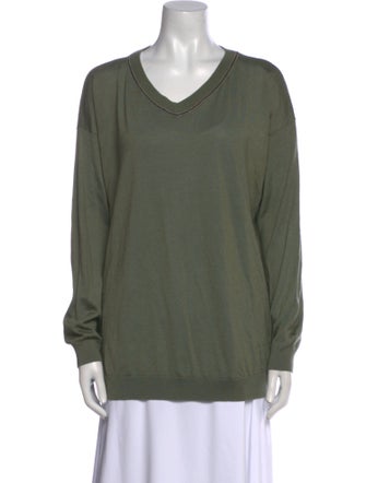 Brunello Cucinelli Cashmere V-Neck Sweater