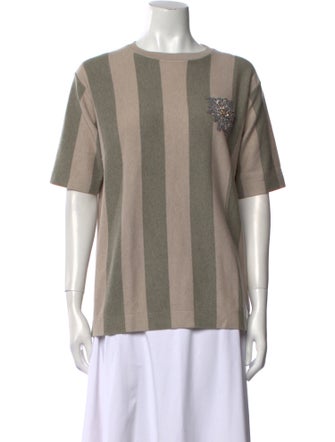 Brunello Cucinelli Cashmere Striped Sweater
