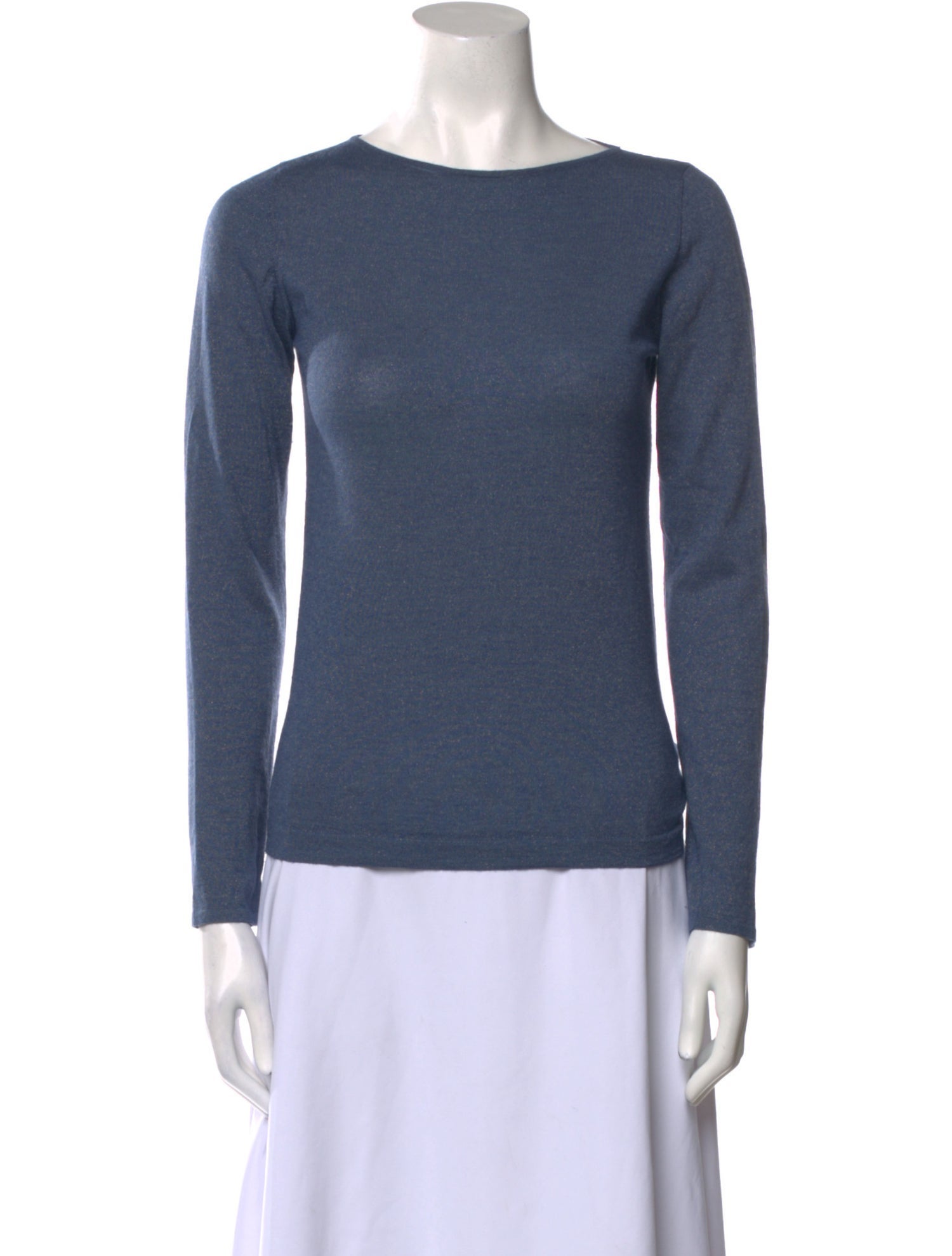 Brunello Cucinelli Cashmere Bateau Neckline Top